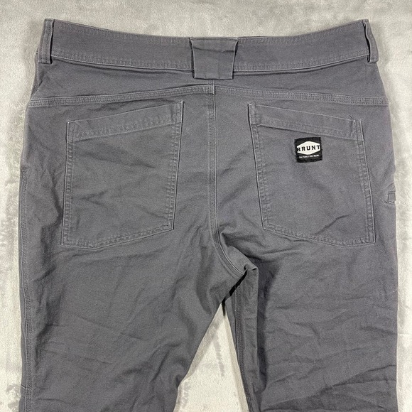 BRUNT Men's Gray Work Pants Relaxed Fit Cargo Utility Pockets Size 36x32(30) - Picture 11 of 11